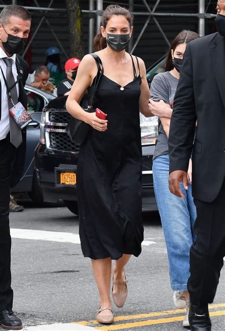 katie holmes slip dress