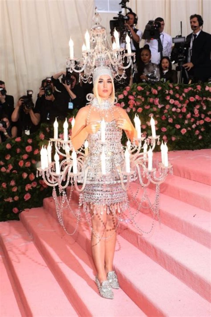 Katy Perry as a Chandelier