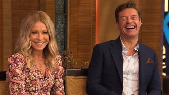 Kelly Ripa and Ryan Seacrest are pictured during the production of "Live with Kelly and Ryan" in New York on Thursday, Oct. 17, 2019. Photo: David M. Russell/Walt Disney DTCI &copy;2019 Disney ABC. All Rights Reserved.