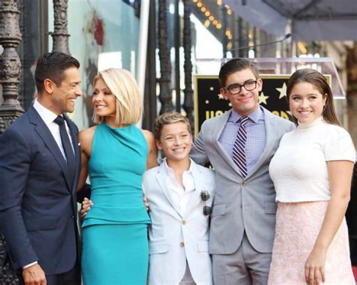 Kelly Ripa with children Lola Consuelos, Joaquin Consuelos, Michael Consuelos Kelly Ripa honoured with a Star on the Hollywood Walk of Fame, Los Angeles, America - 12 Oct 2015