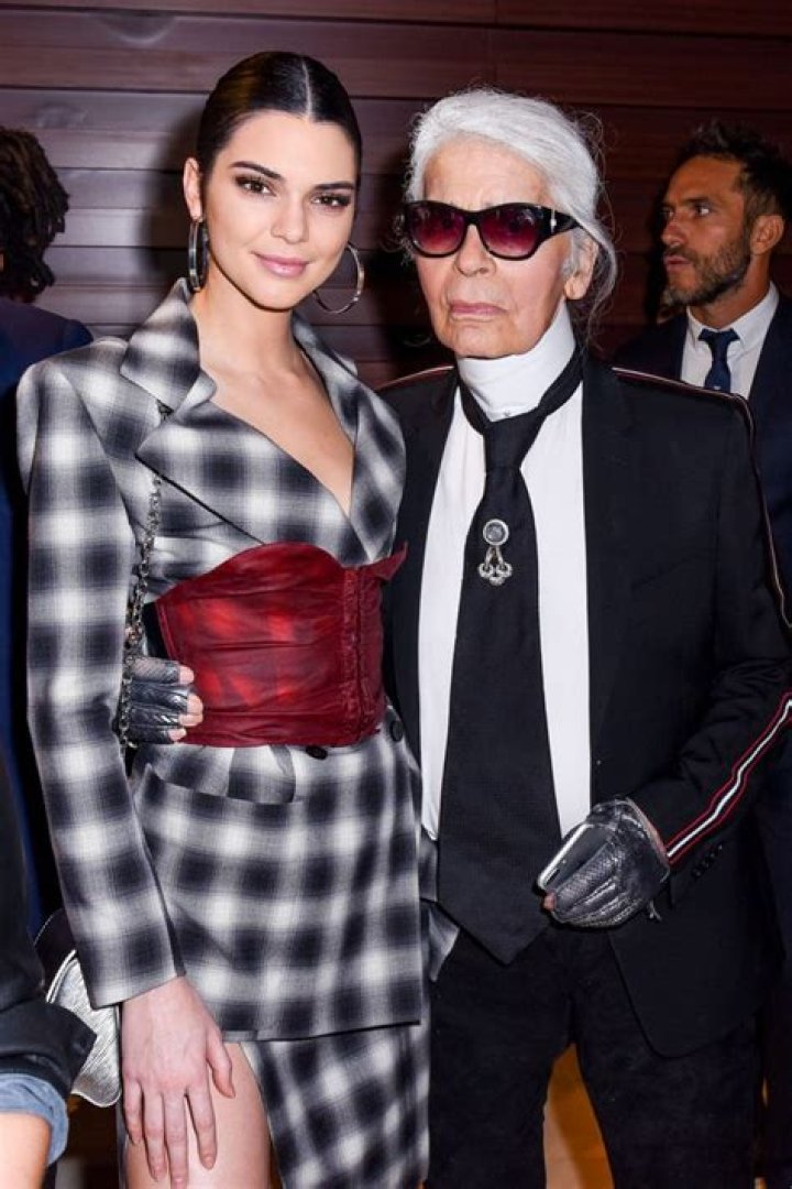 Kendall Jenner and Karl Lagerfeld LVMH Prize for Young Fashion Designers, Autumn Winter 2017, Paris Fashion Week, France - 02 Mar 2017
