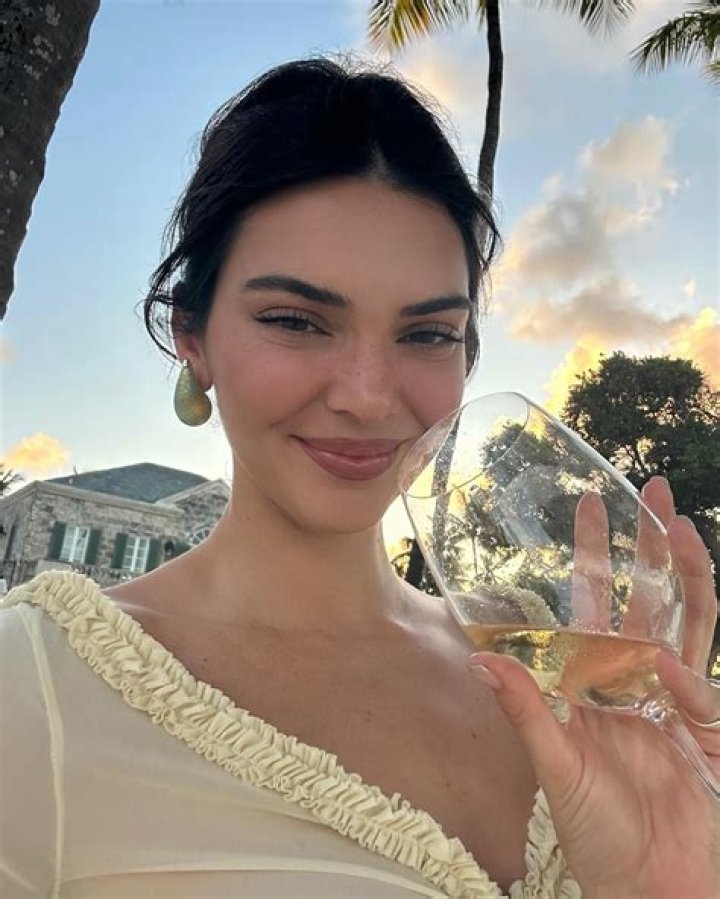 Kendall Jenner In A Grandpa Sweater