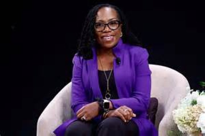 Ketanji Brown Jackson Speaks On The WH Lawn