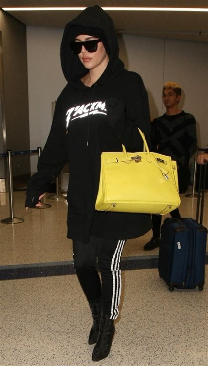 Khloe Kardashian Khloe Kardashian at LAX International Airport, Los Angeles, USA - 12 Jan 2018