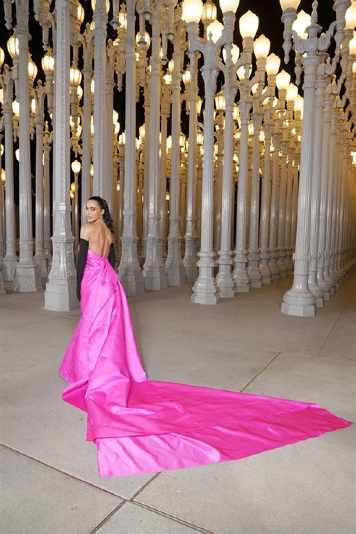 Kim Kardashian Arrivals 2023 LACMA Art+Film Gala, presented by Gucci, LACMA, Los Angeles, CA, California, United States - 04 Nov 2023 Wearing Balenciaga