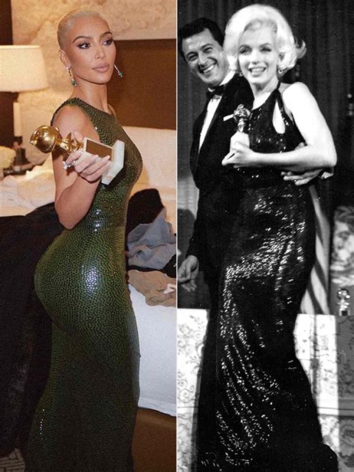 Kim Kardashian as Marilyn Monroe