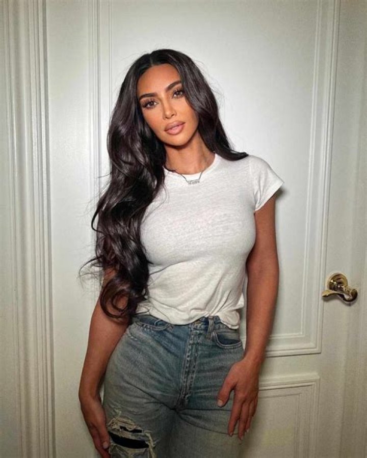 Kim Kardashian at an Art Basel event