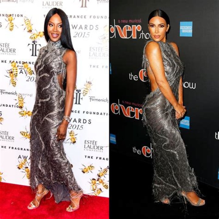 Kim Kardashian Copying Naomi Campbell Outfits