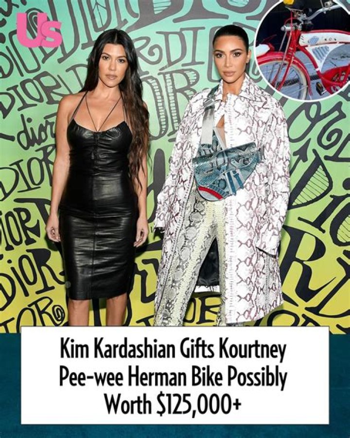Kim Kardashian in bike gear