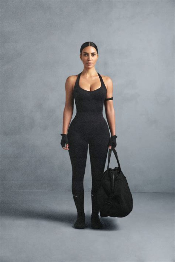 Kim Kardashian in sparkly black