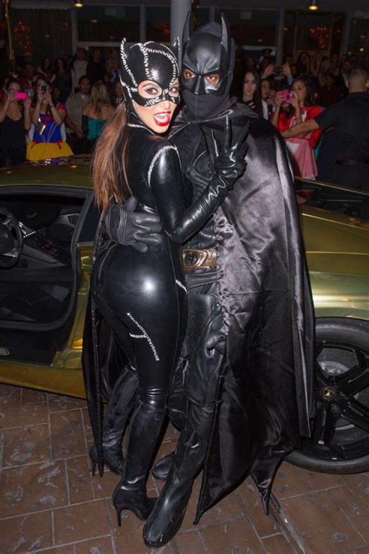 Kim Kardashian is catwoman chic as she rocks another Balenciaga outfit heading to Justin Bieber&sbquo;&Auml;&ocirc;s MET Gala after party in NYC Pictured: Kim Kardashian Ref: SPL5255976 140921 NON-EXCLUSIVE Picture by: @TheHapaBlonde / SplashNews.com Splash News and Pictures USA: +1 310-525-5808 London: +44 (0)20 8126 1009 Berlin: +49 175 3764 166 World Rights