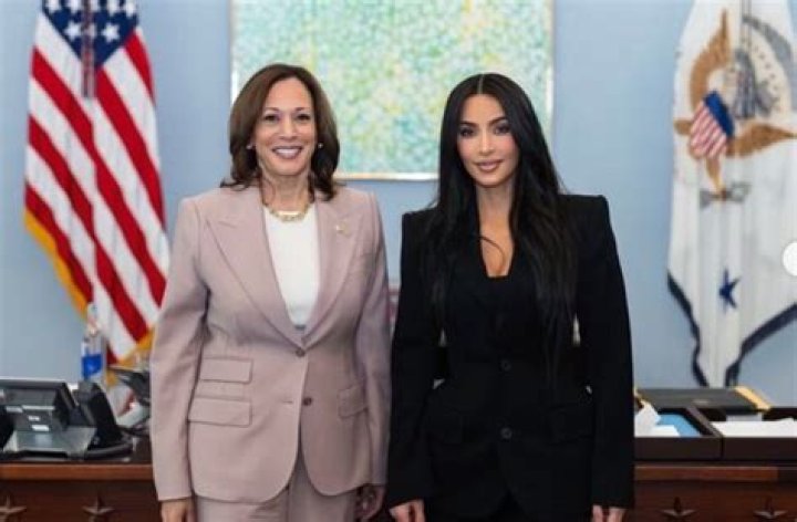 Kim Kardashian, Kamala Harris