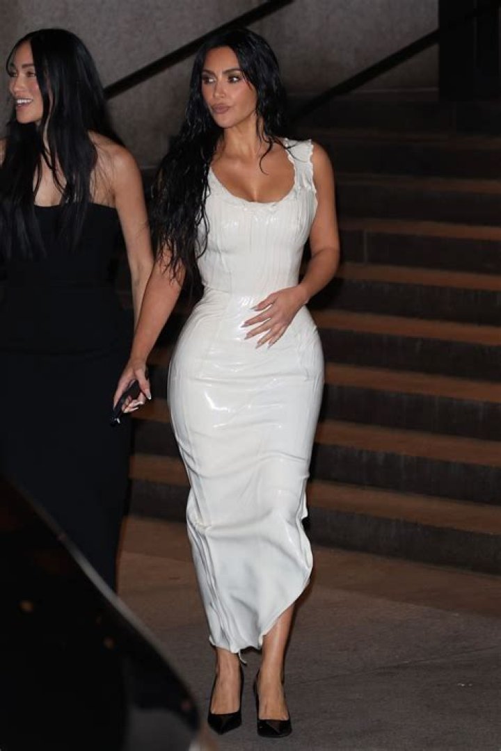 Kim Kardashian Leaves Dinner In Milan