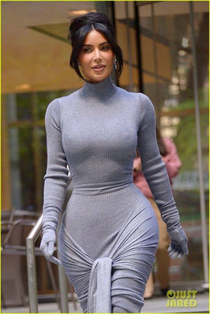 Kim Kardashian looking confident