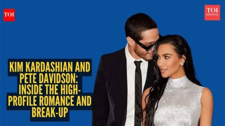 Kim Kardashian Pete Davidson romance