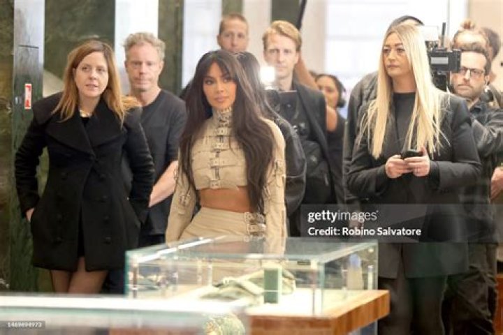Kim Kardashian visits Dolce & Gabbana in Milan
