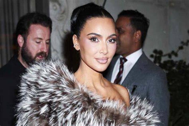 Kim Kardashian wows in vintage leather Prada after attending the Prada Fashion Show in Milan