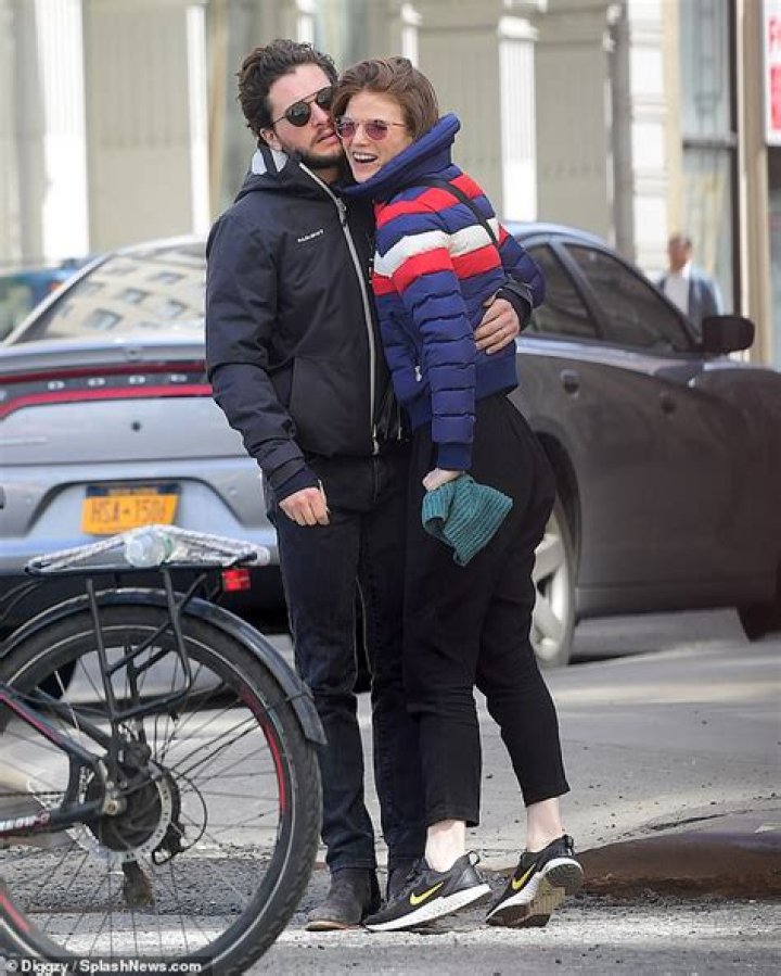 Kit Harington With His Wife Rose Leslie
