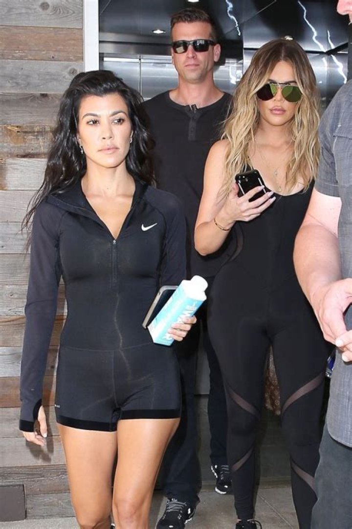 Kourtney and Khloe Kardashian