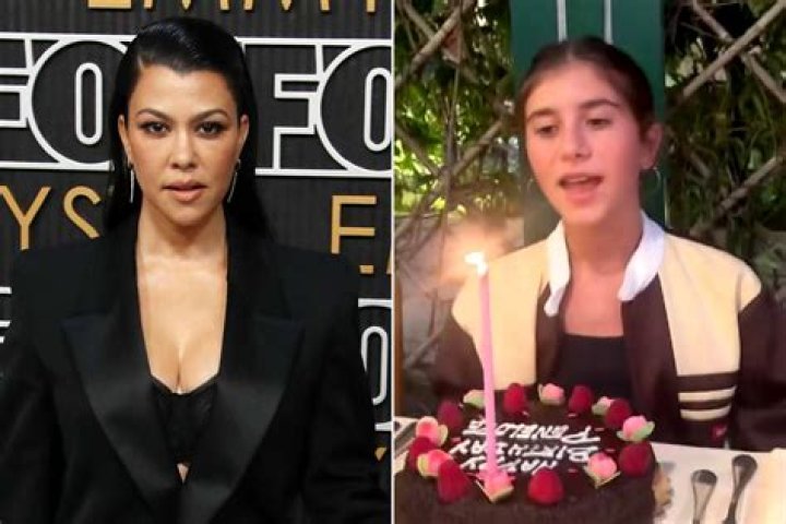 Kourtney Kardashian celebrated her birthday with Scott Disick and her kids at Disneyland. Kourtney also brought her neice North West along, whohad a great time on the carousel. The family were seen enjoying several rides including 'It's A Small World' 'Thunder Mountain' 'Dumbo' and 'Mr Toad's Wild Adventure'. The group brought along a couple of their own bodyguards and were joined by Disneylands head of security. 18 Apr 2017 Pictured: Kourtney Kardashian, Scott Disick, Mason Disick, Penelope Disick, Reign Disick, North West. Photo credit: Snorlax / MEGA TheMegaAgency.com +1 888 505 6342 (Mega Agency TagID: MEGA30260_003.jpg) [Photo via Mega Agency]