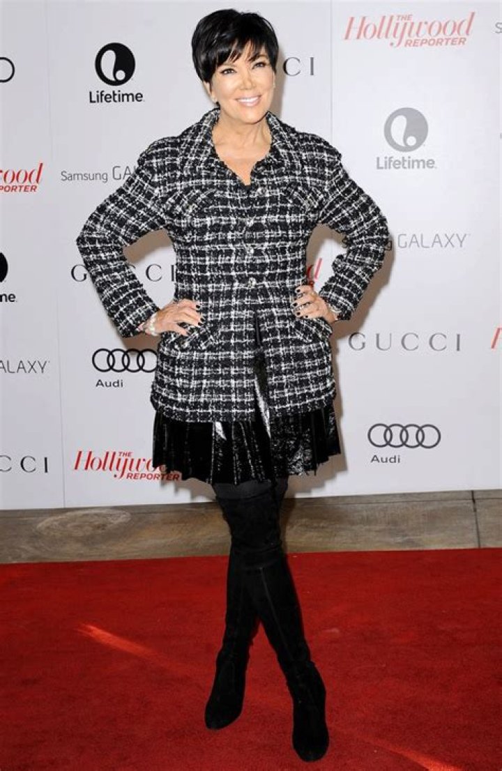 Kris Jenner In Blazer Dress