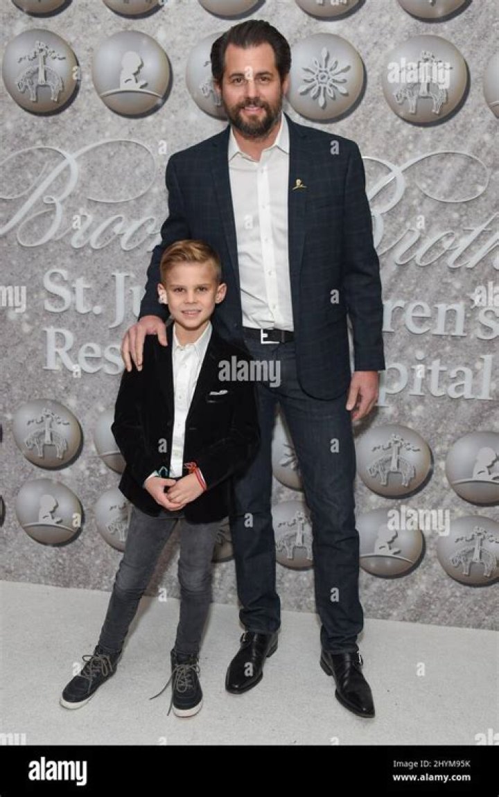 Kristoffer Polaha and Jude Polaha Brooks Brothers Holiday Party, Arrivals, Los Angeles, USA - 07 Dec 2019