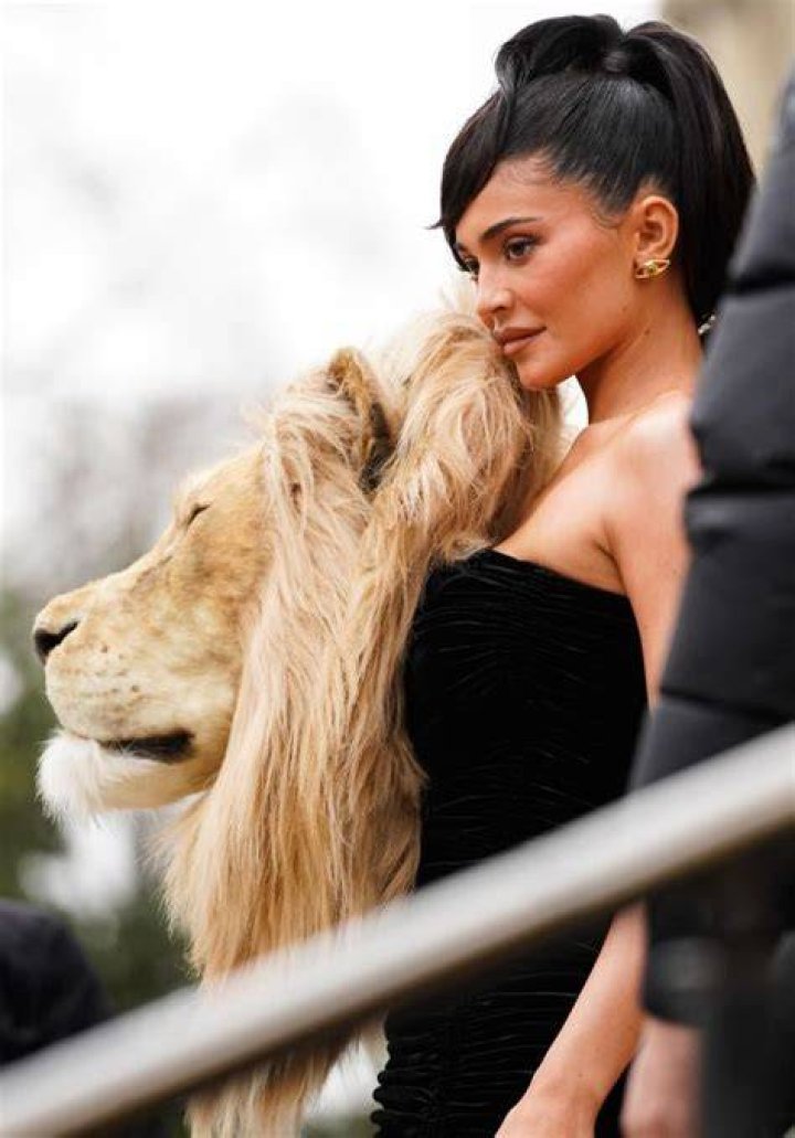 Kylie Jenner at Schiaparelli Show in Jan 2023