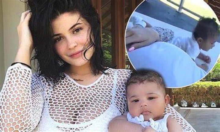 Kylie Jenner Enjoys ‘Tummy Time’ With Baby Stormi While Showing Off Her New Diamond Jewelry