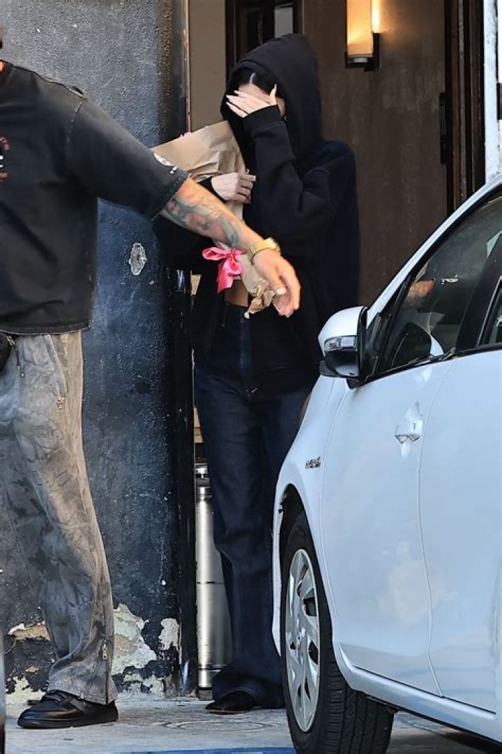 Kylie Jenner leaves a lunch date with her daughter Stormi in LA