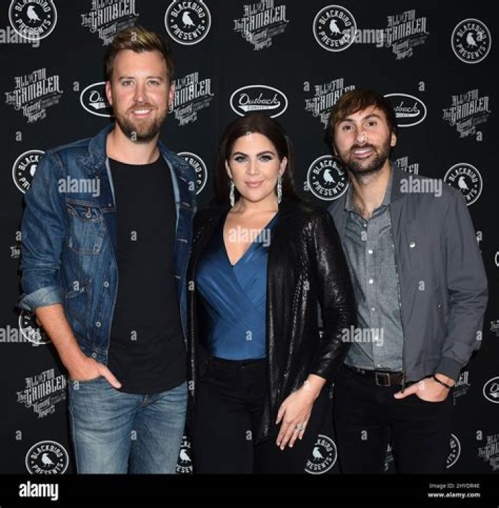 Lady Antebellum - Dave Haywood, Hillary Scott and Charles Kelley 53rd Annual CMA Awards, Arrivals, Bridgestone Arena, Nashville, USA - 13 Nov 2019