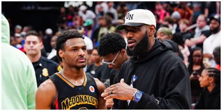 lebron and bronny college
