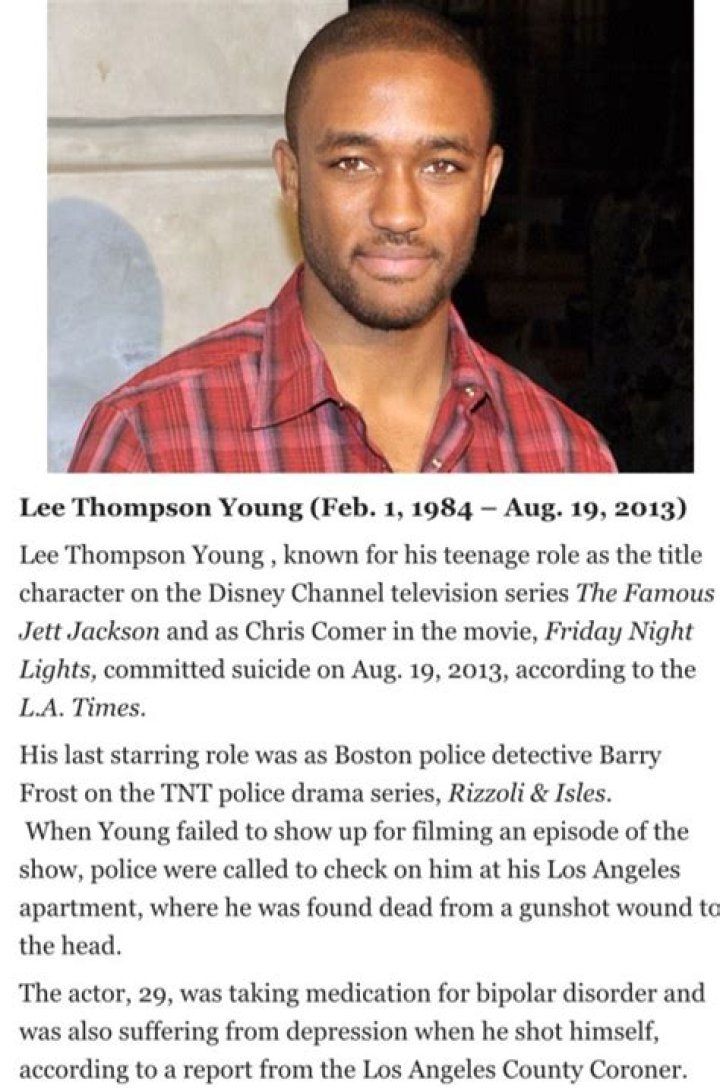 Lee Thompson Young’s Death — Celebrities React To Disney Star’s Suicide – Hollywood Life