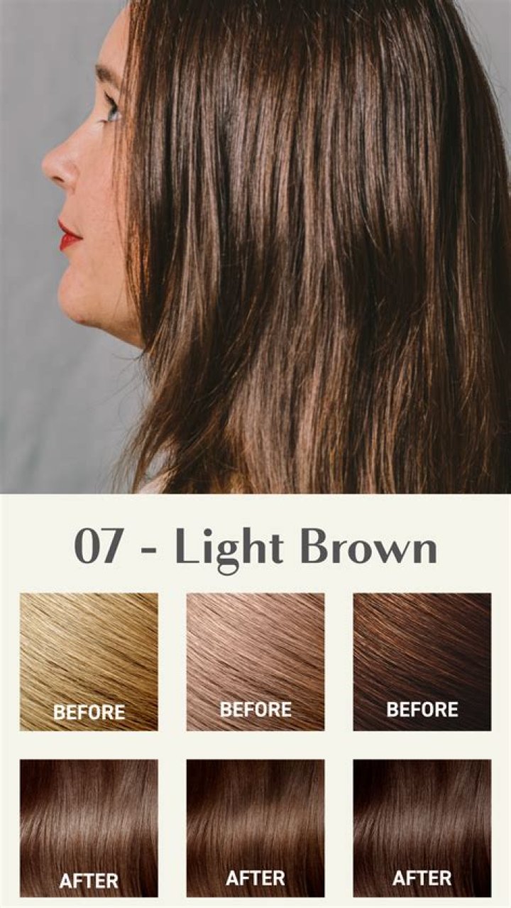 light brown hair dye