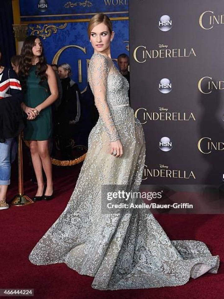 Lily James arrives at the Oscars, at the Dolby Theatre in Los Angeles 94th Academy Awards - Arrivals, Los Angeles, United States - 27 Mar 2022