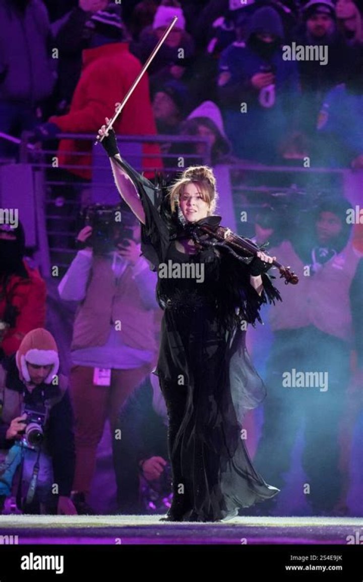 Lindsey Stirling performs during the Warmer in the Winter Tour Lindsey Stirling in concert, Alliant Energy Center, Madison, Wisconsin, USA - 05 Dec 2018