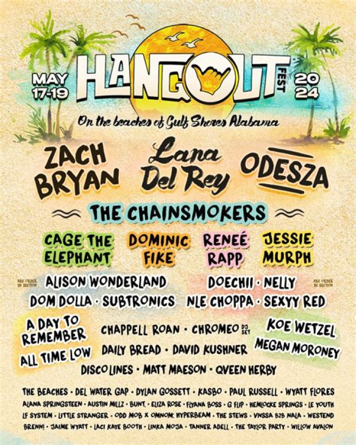 Logic Hangout Music Festival, Day 2, Gulf Shores, USA - 19 May 2018