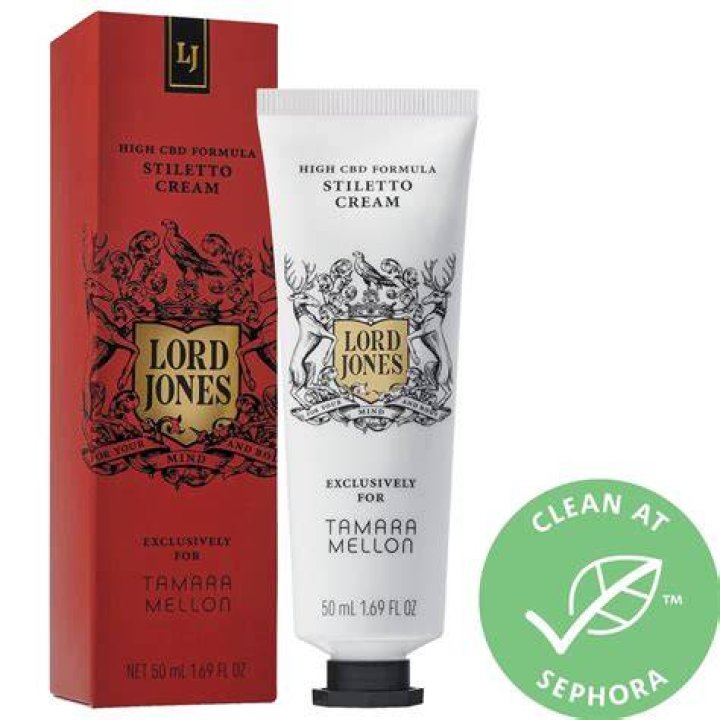 Lord Jones x Tamara Mellon High CBD Formula Stiletto Cream, $70, LordJones.com and&nbsp;TamaraMellon.com.