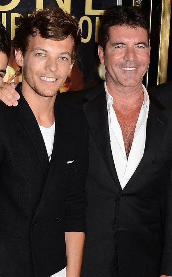 Louis Tomlinson Simon Cowell Godfather