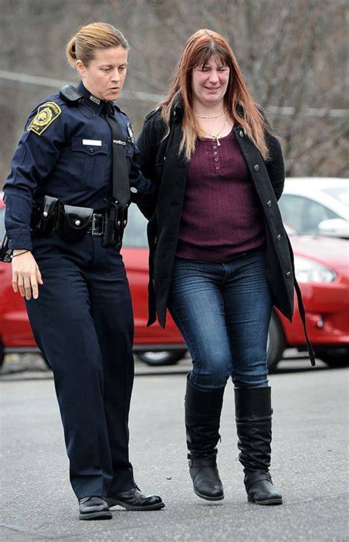 Louise after she was arrested