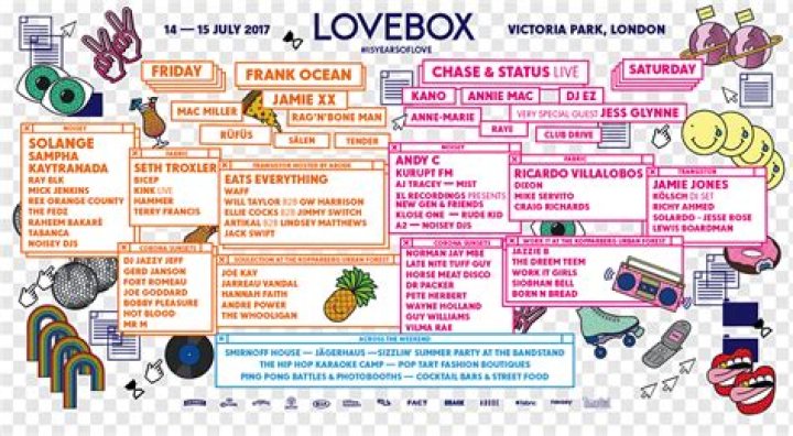 Lovebox Festival, Victoria Park, London, Britain &ndash; 15 Jun 2012