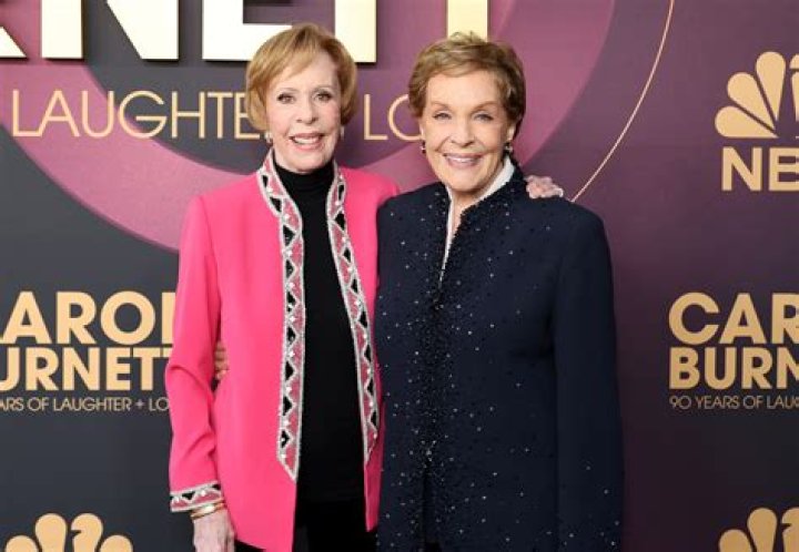 (L-R) Carol Burnett and Julie Andrews 'Carol Burnett: 90 Years of Laughter + Love' TV show special premiere, Los Angeles, California, USA - 02 Mar 2023