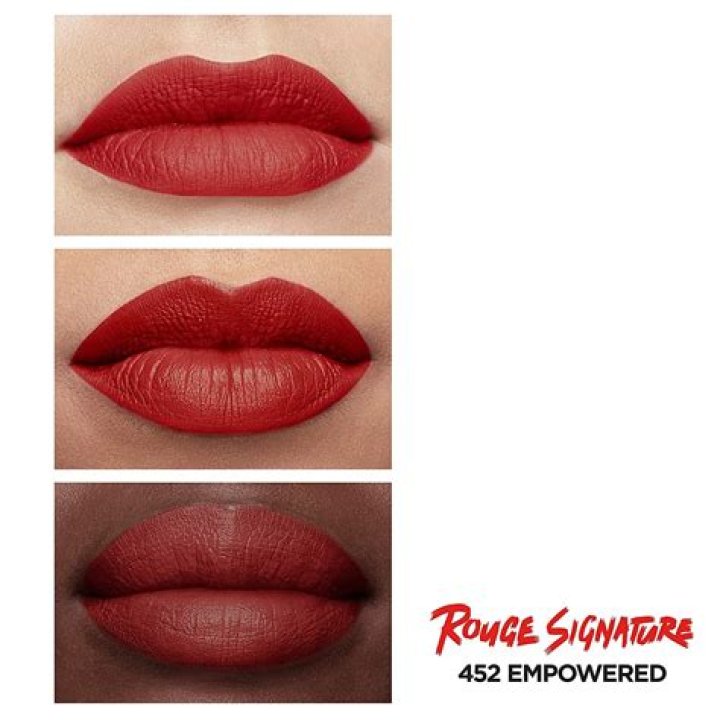 L&rsquo;Oreal Paris Rouge Signature Lightweight Matte Colored Ink, $11.99, drugstores