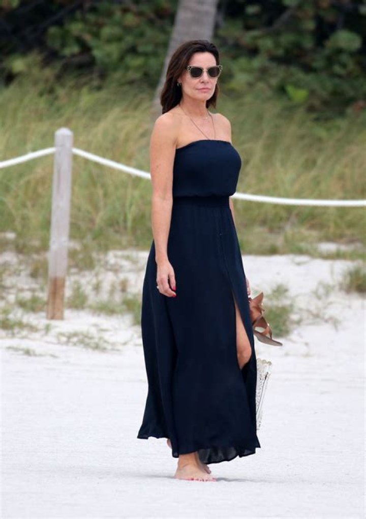 Luann de Lesseps in a swimsuit