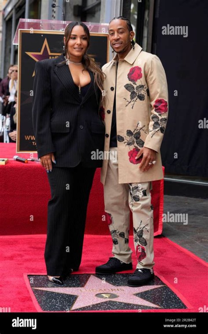 Ludacris & Eudoxie at Walk of Fame Ceremony