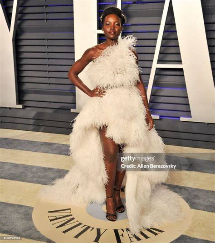 Lupita at the 2019 Vanity Fair Oscars Party
