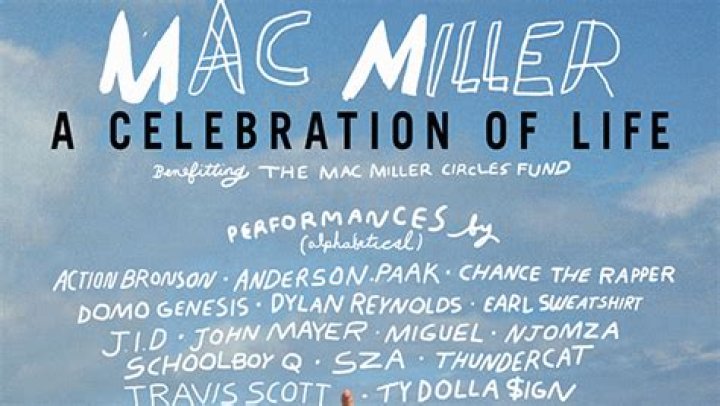 Mac Miller: A Celebration of Life concert, Los Angeles, USA &ndash; 31 Oct 2018