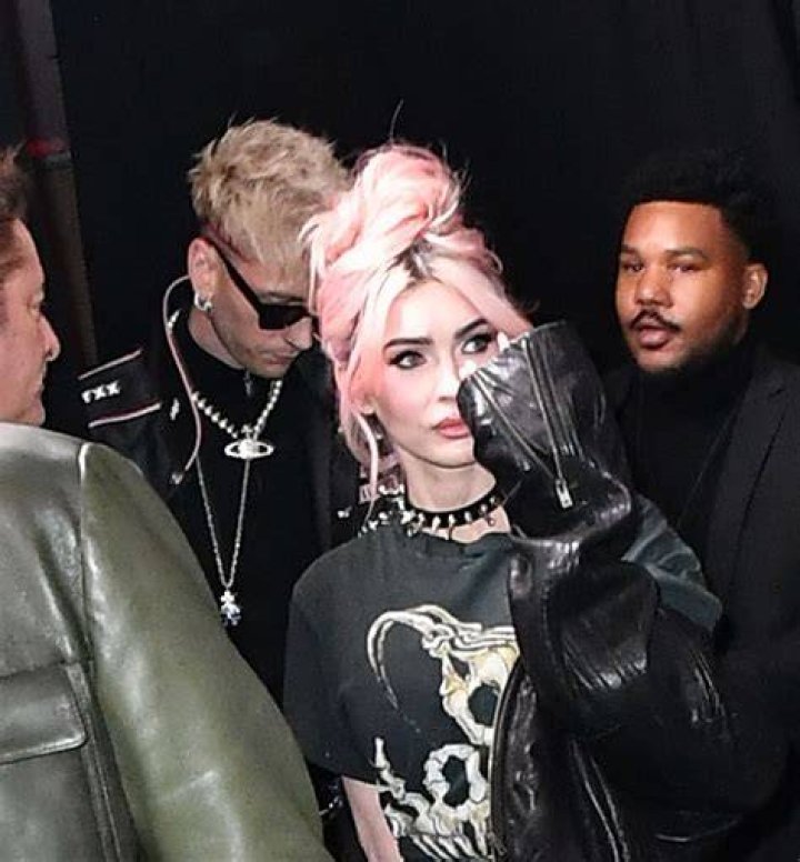Machine Gun Kelly arrives at the InStyle and Warner Bros. Golden Globes afterparty at the Beverly Hilton Hotel, in Beverly Hills, Calif 77th Annual Golden Globe Awards - InStyle and Warner Bros. Afterparty, Beverly Hills, USA - 05 Jan 2020