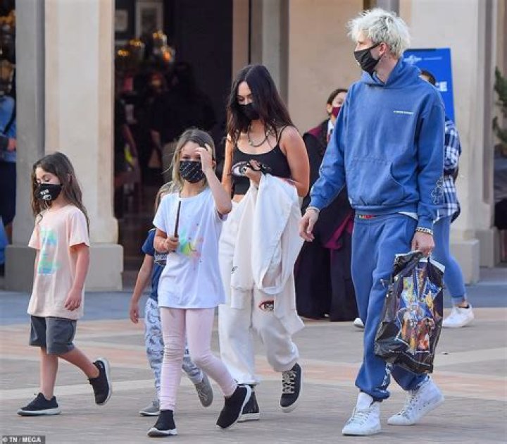 Machine Gun Kelly Seen For 1st Time With Megan Fox’s Kids At Universal Studios — See Pics