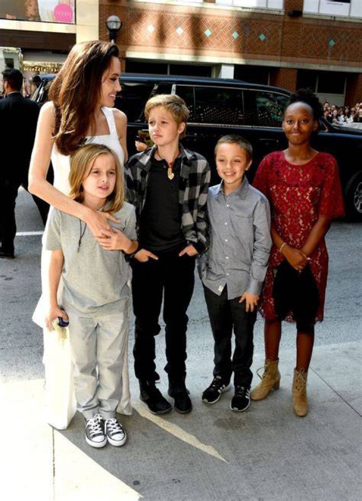 Maddox Jolie-Pitt, Angelina Jolie, Pax Jolie-Pitt Angelina Jolie out and about, New York, USA - 14 Sep 2017