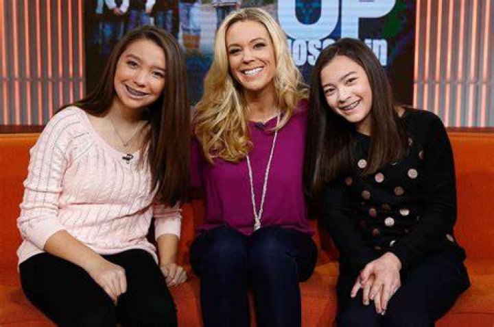 Mady and Cara Gosselin with Kate Gosselin